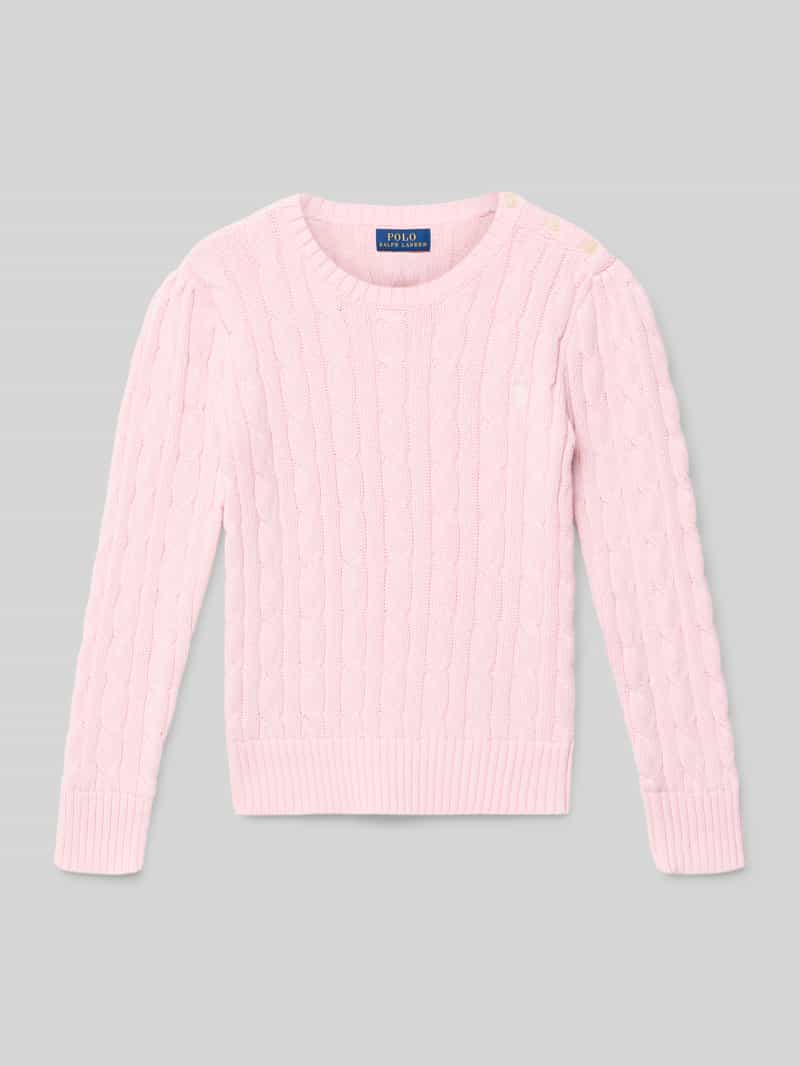 Polo Ralph Lauren Kids Gebreide pullover met labelstitching