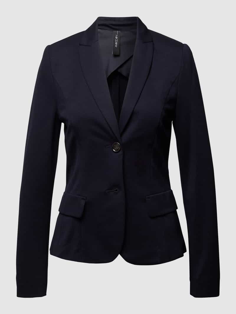 Marc Cain Blazer met gestileerde klepzakken