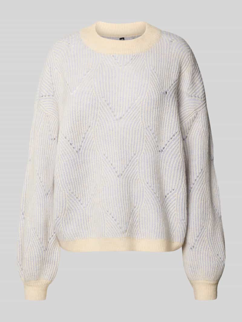 Pieces Comfort fit gebreide pullover met wol model 'JENNA'