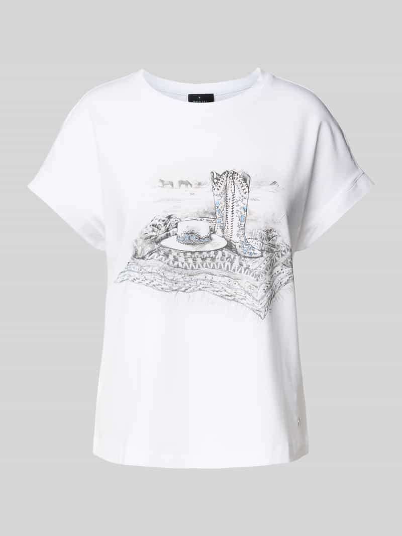 monari T-shirt met motiefprint