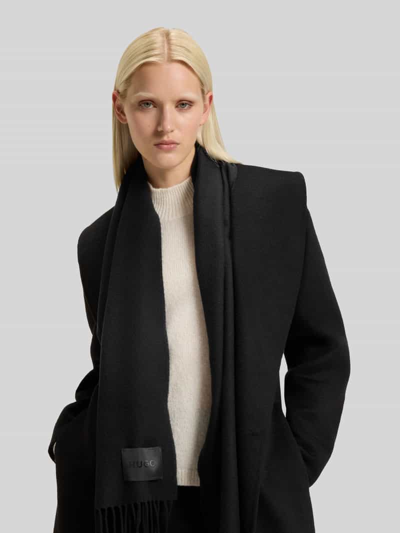 HUGO Sjaal van pure wol model 'BISETTE'