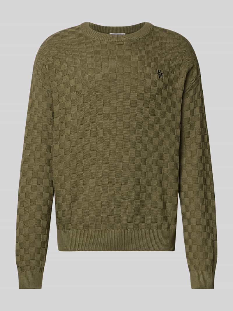 REVIEW Regular fit pullover in gebreide look