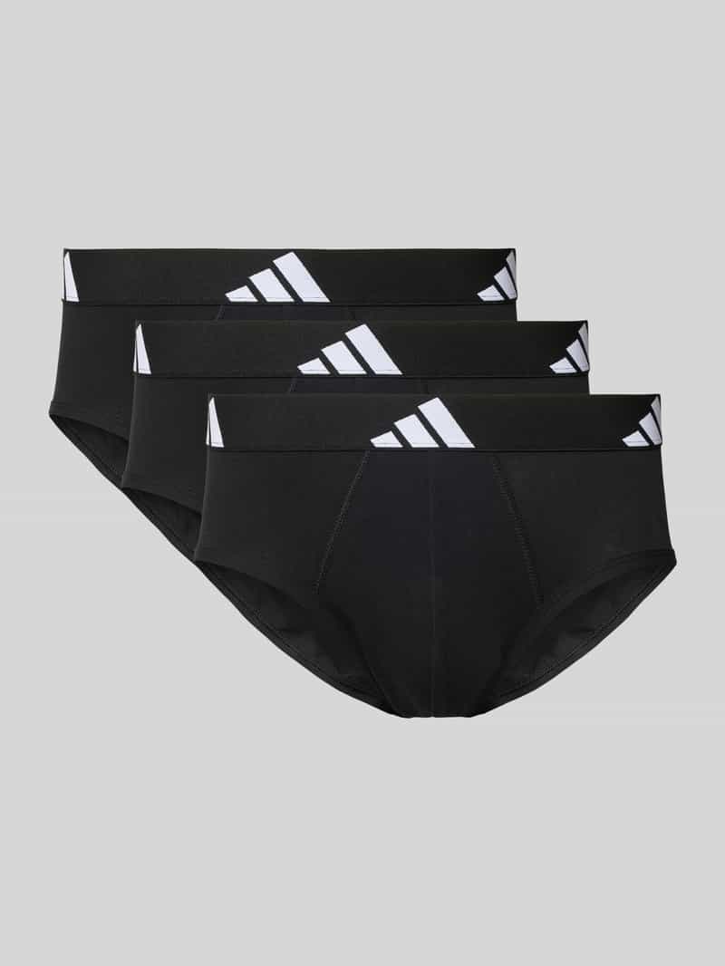 ADIDAS SPORTSWEAR Slip met elastische band met logo in een set van 3 stuks model 'Active Flex'