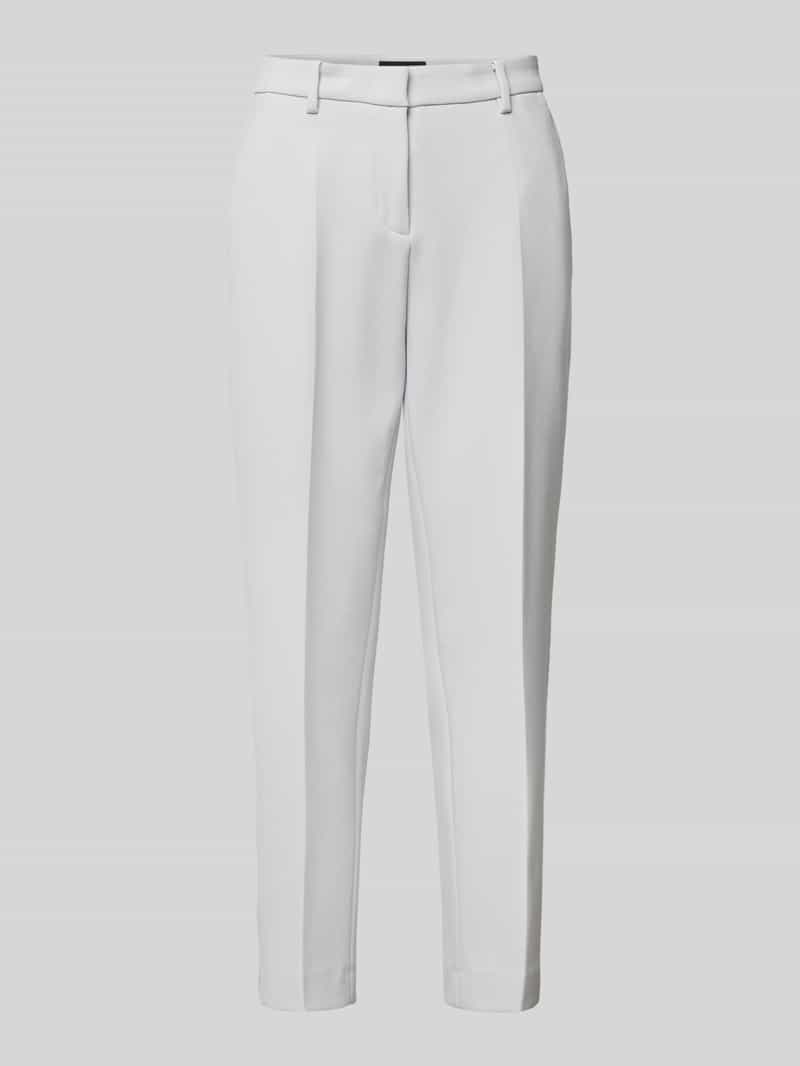 CAMBIO Slim fit stoffen broek met persplooien model 'KRYSTAL'