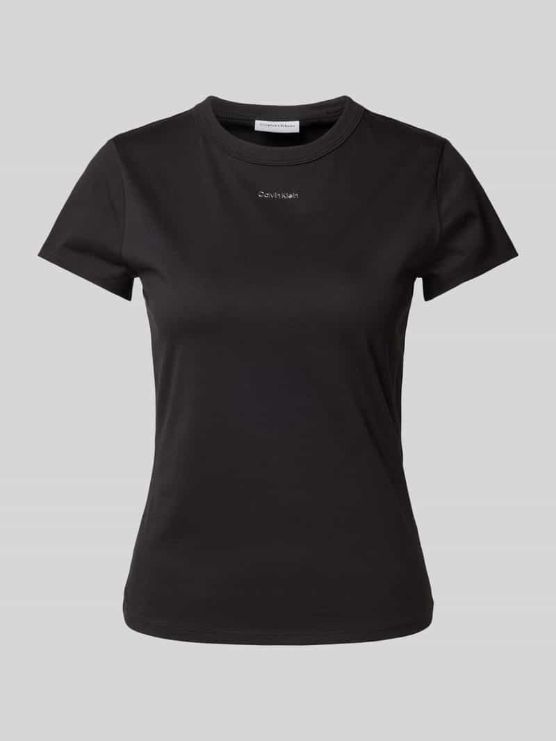 Calvin Klein Womenswear T-shirt met labeldetail