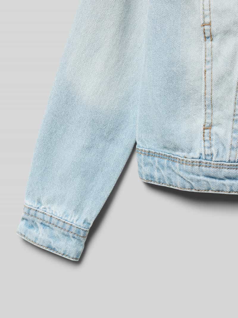 BLUE SEVEN Jeansjack met volants en knoopsluiting
