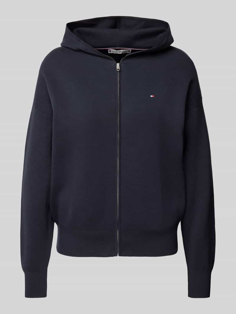 Tommy Hilfiger Sweatjack met logostitching