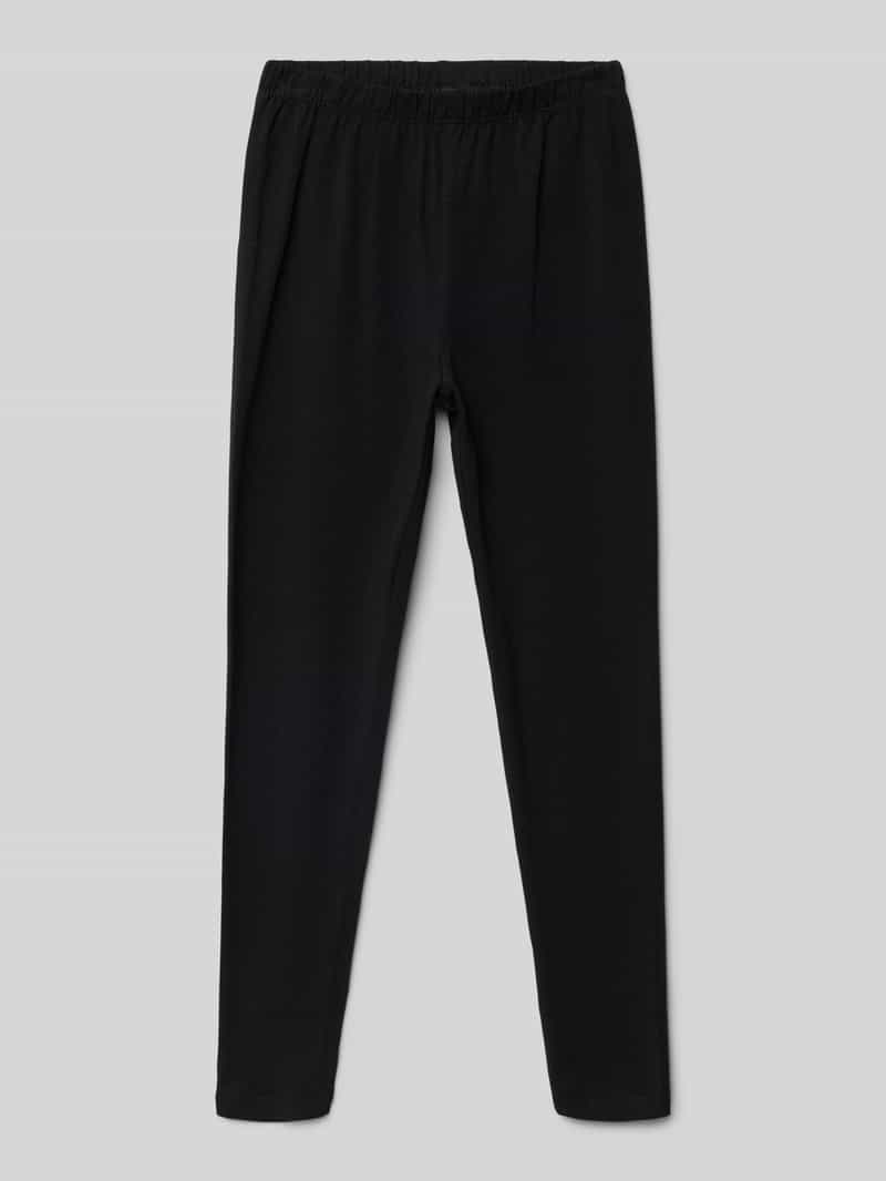 s.Oliver RED LABEL Slim fit legging van katoenmix met elastische band