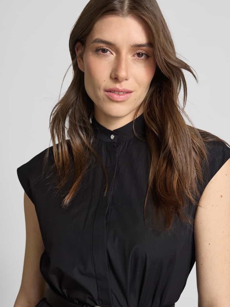 Max Mara Studio Maxi-jurk met opstaande kraag model 'BAIRO'