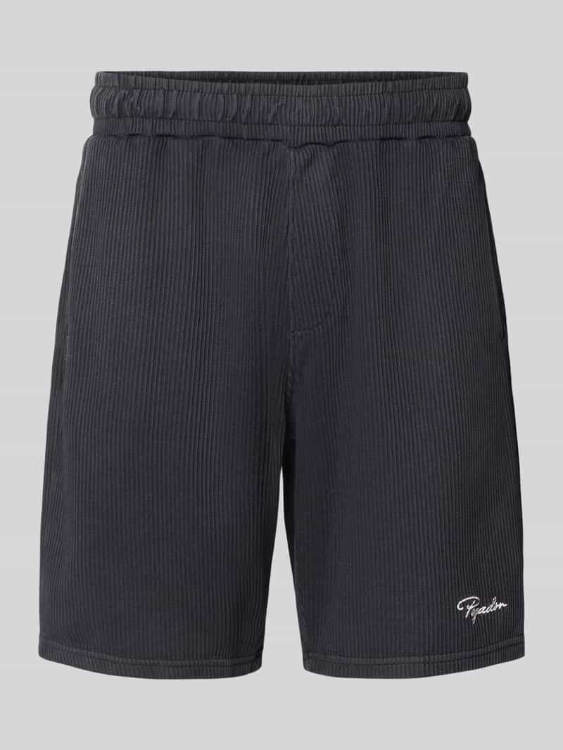 Pegador Relaxed fit korte broek in riblook model 'SIGNAR'