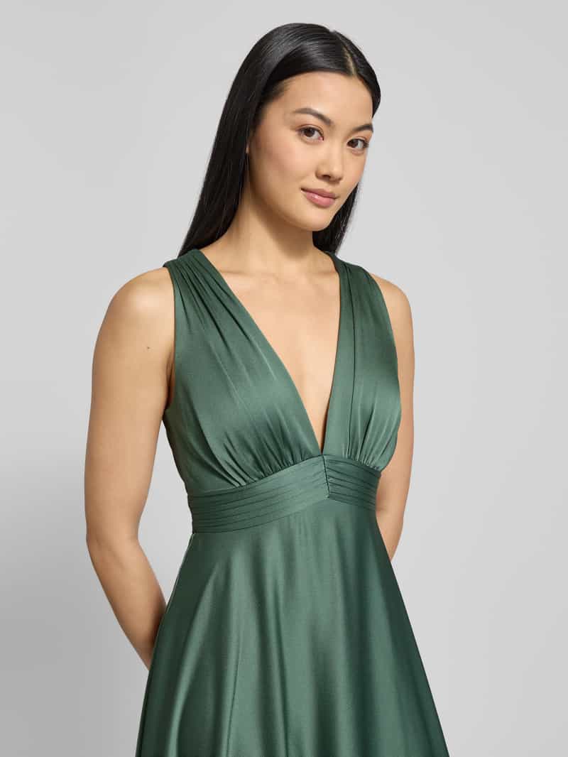 Jake*s Cocktail Regular fit avondjurk met V-hals