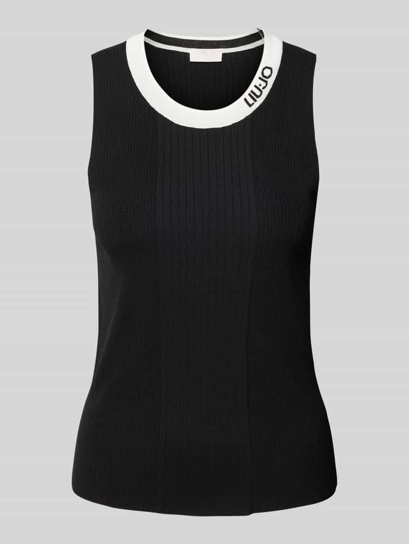 LIU JO SPORT Tanktop met structuurmotief