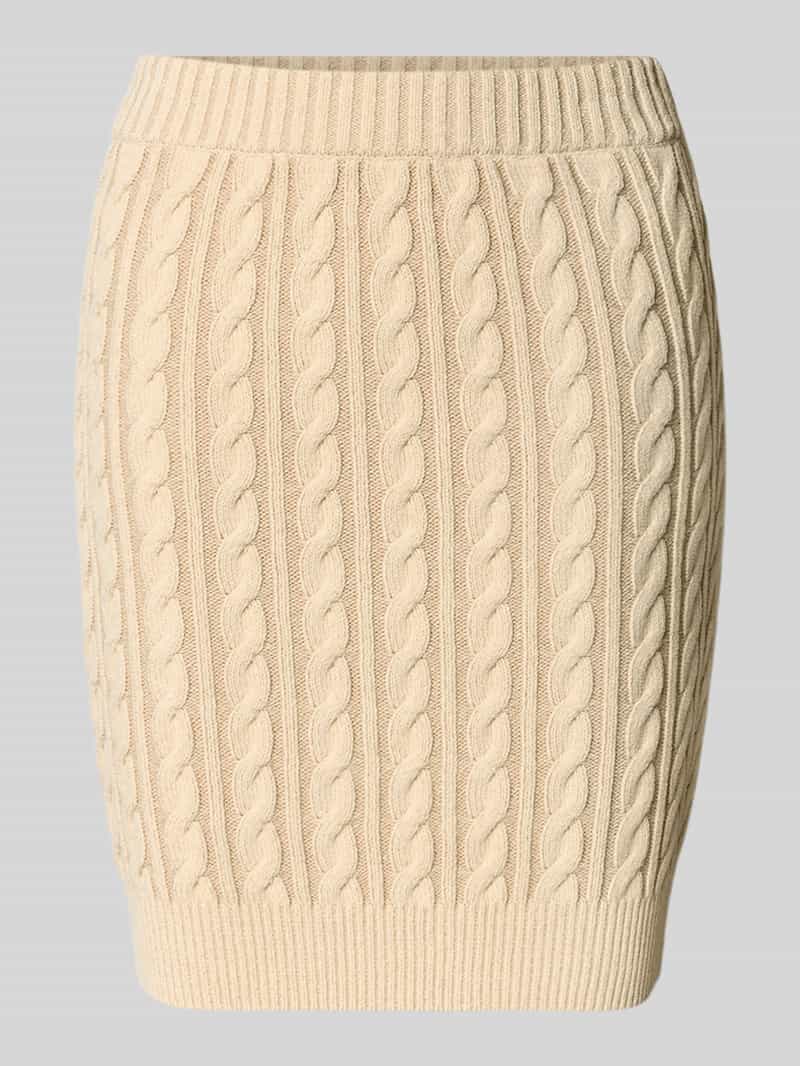 Guess Knielange rok met ribboorden model 'GISELLE'