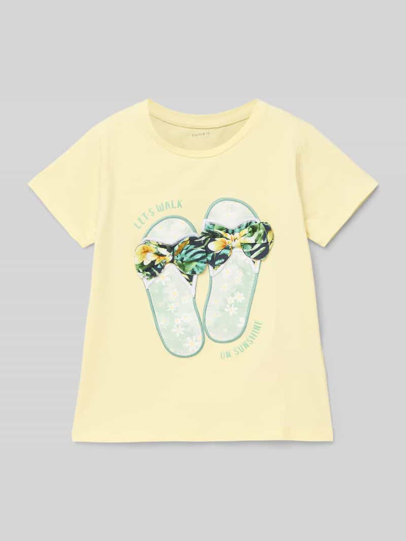 name it T-shirt met labeldetail model 'FIWI'