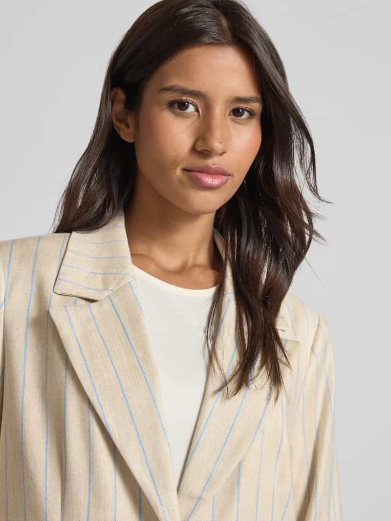 MOS MOSH Linnen blazer met knoopsluiting model 'Nancy Miriam'