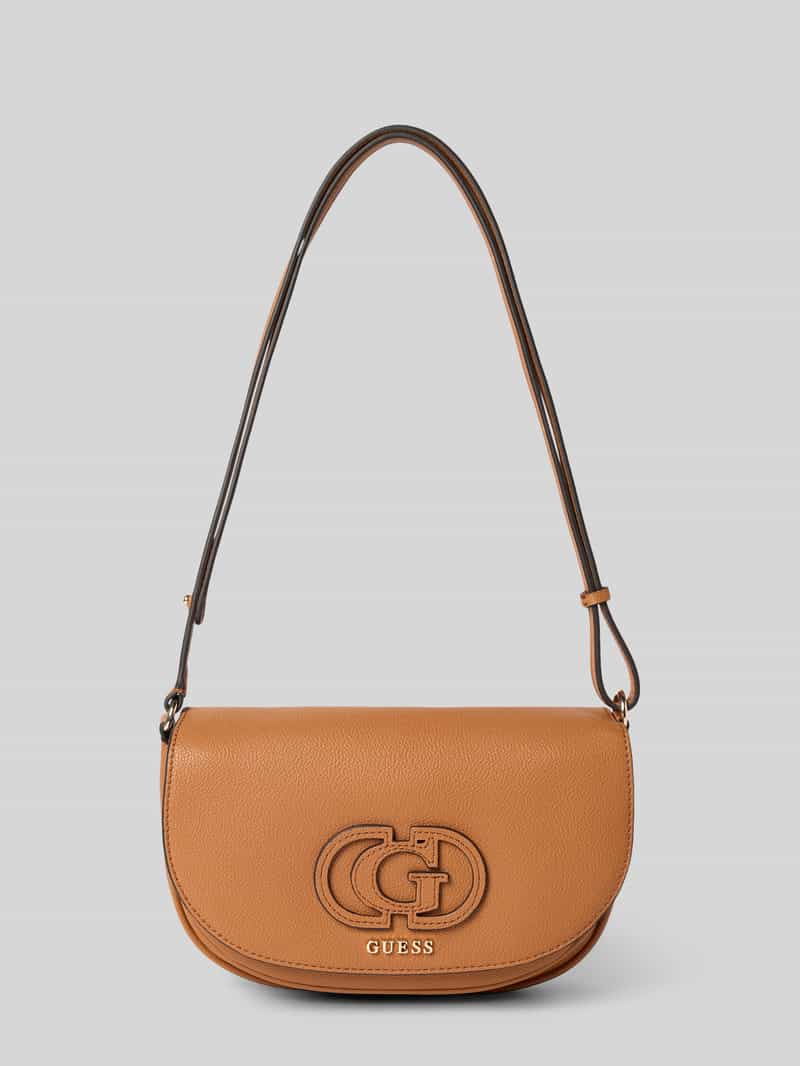 Guess Schoudertas in leerlook met logostitching, model 'Calebra'