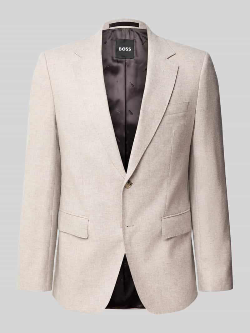 Boss Colbert van wolmix met ruitmotief