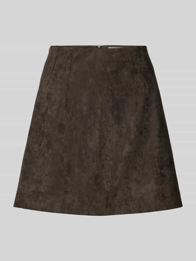 NEO NOIR Minirok in leerlook model 'Hemie'