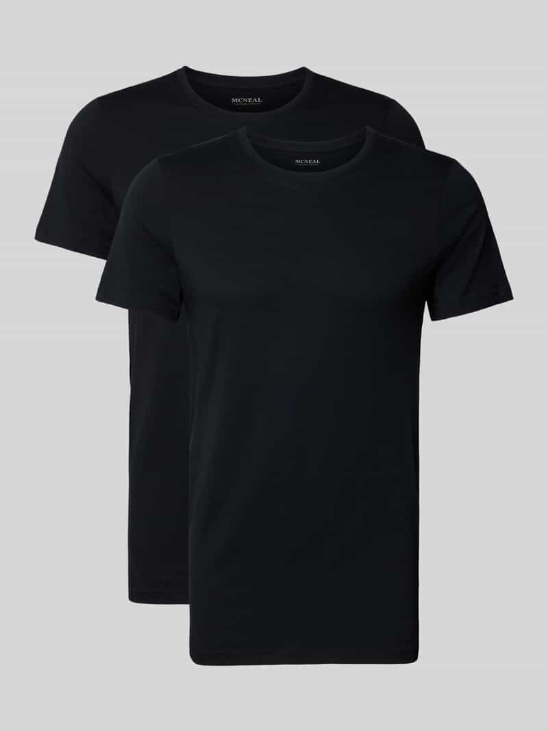 T-shirt van katoen in een set van 2