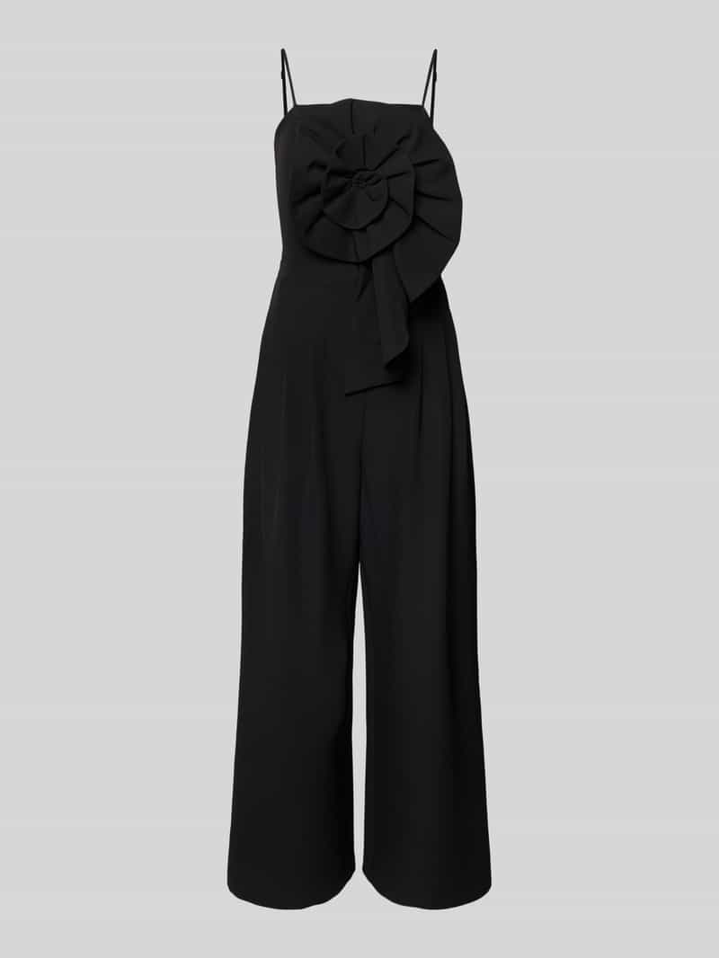 Jumpsuit met spaghettibandjes en applicatie