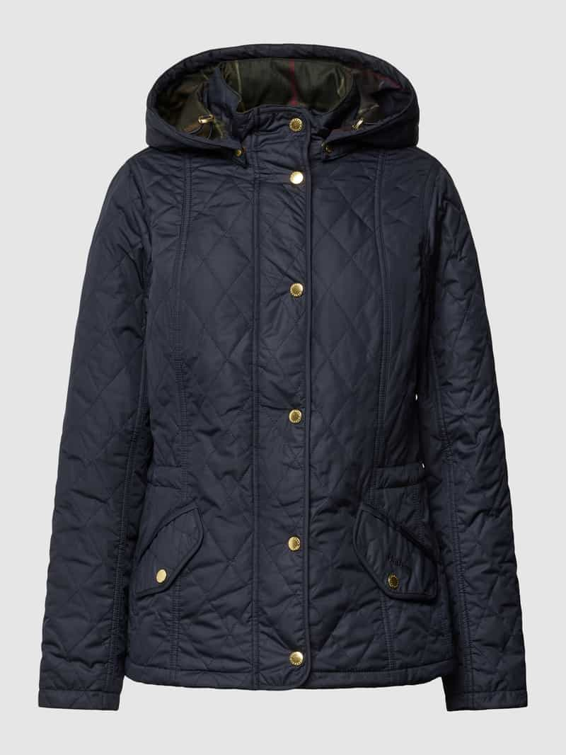 Barbour Gewatteerd jack met afneembare capuchon, model 'MILLFIRE'