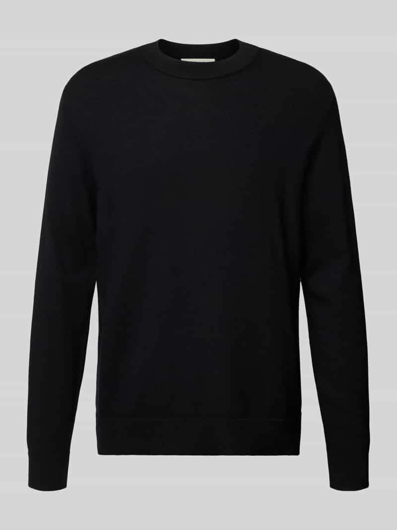 Selected Homme Regular fit gebreide pullover van zuivere merinowol model 'TRAY'