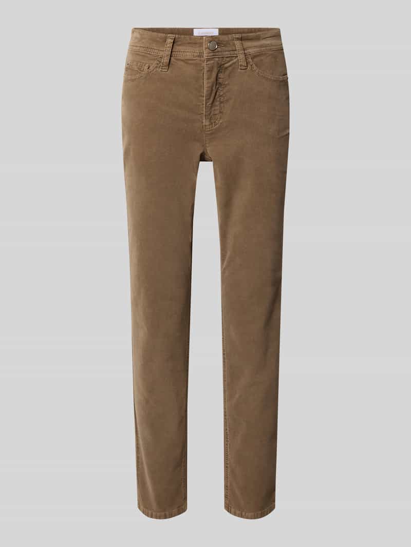 CAMBIO Corduroy broek in verkorte pasvorm model 'PIPER CROPPED'