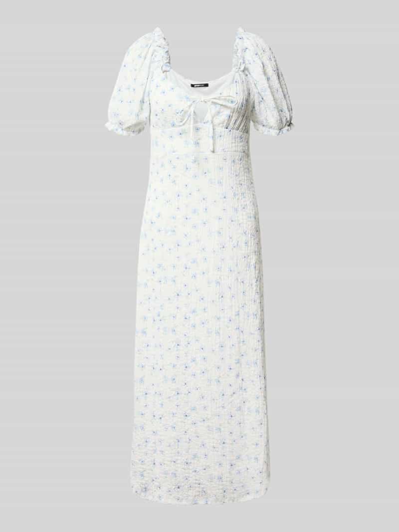 Gina Tricot Midi-jurk in kreuklook model 'Ilma'