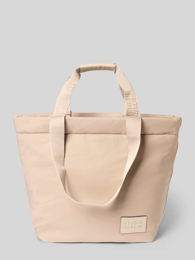 STUDIO BERLIN Shopper met logopatch model 'Prenzlau'