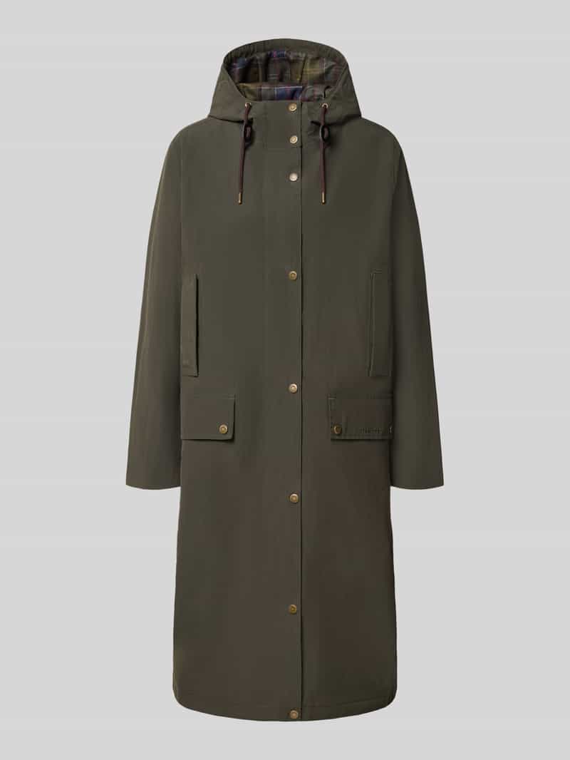 Barbour Regular fit functionele lange jas met gestikt logo model 'MATILDE'