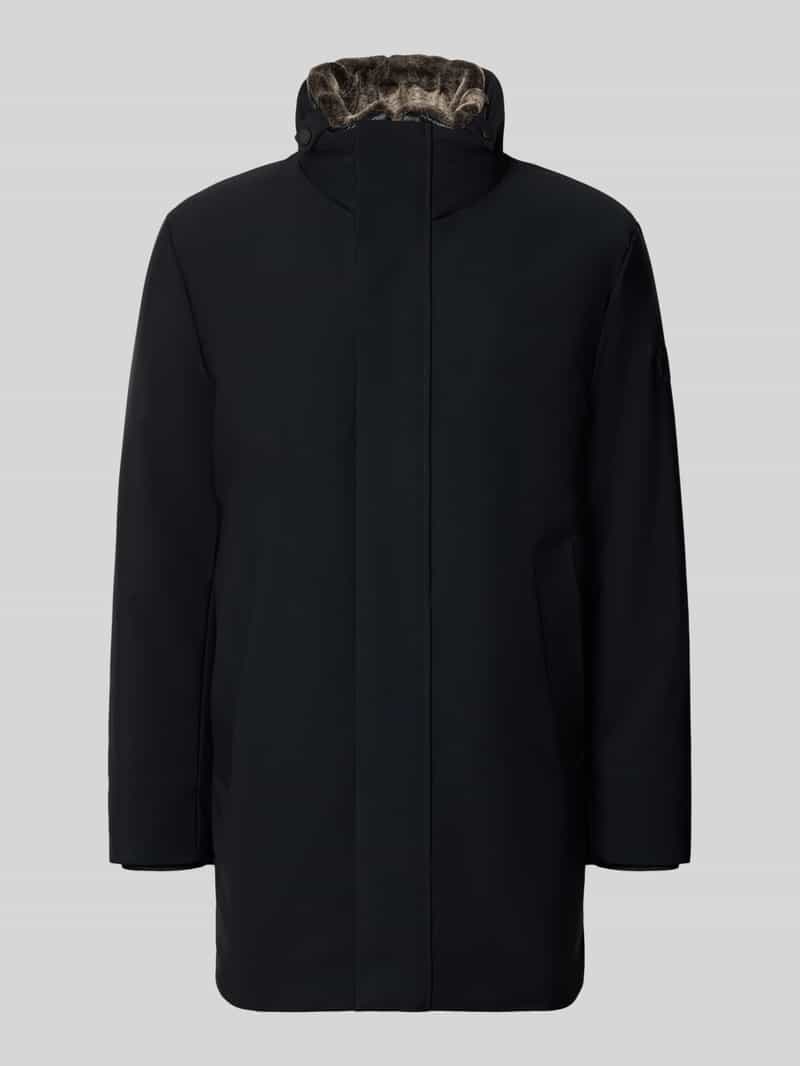 Regular fit parka met afneembare met imitatiebont model 'Flex'
