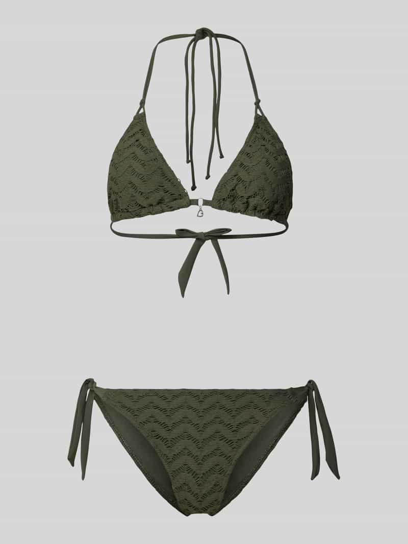 Bikini met vetersluiting, model ‘YERODASIA WAVEMESH’