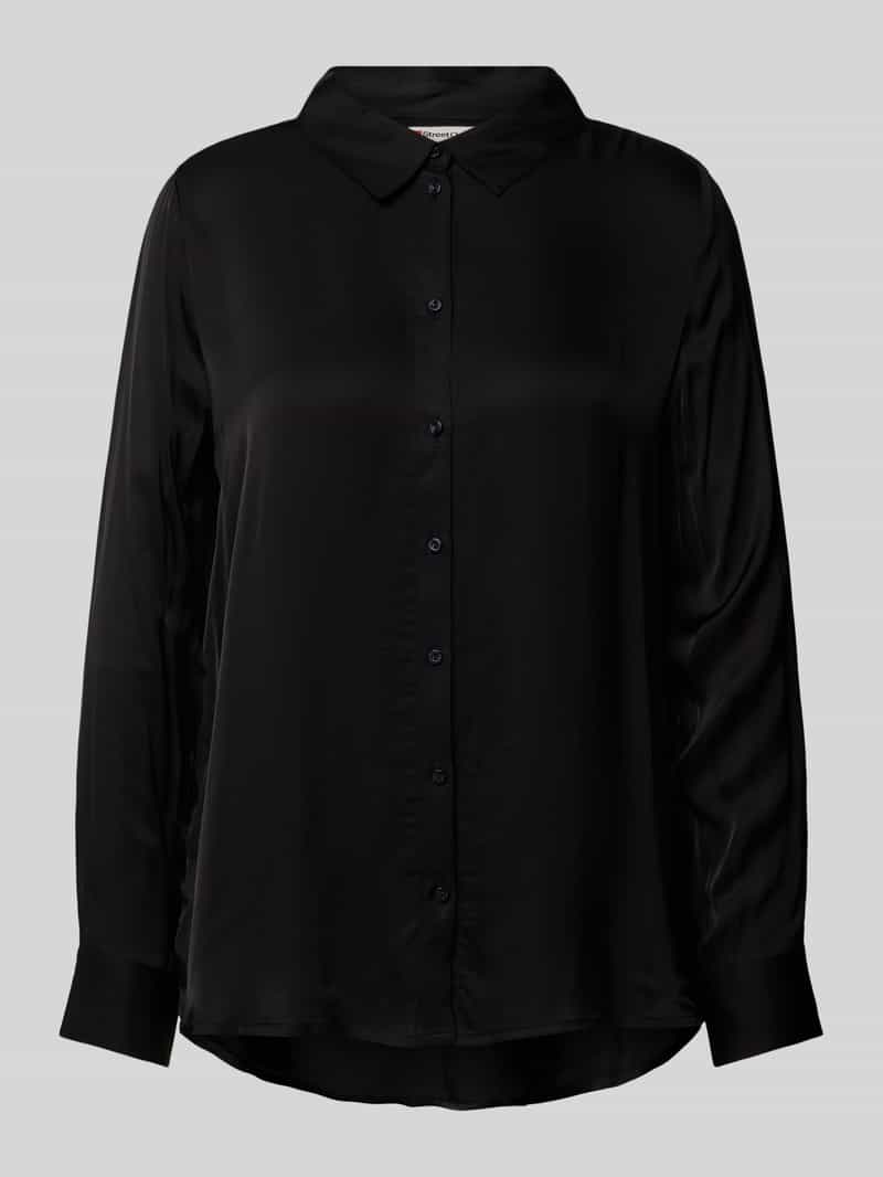 Street One Regular fit blouse met doorknoopsluiting