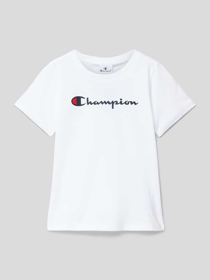 Champion T-shirt met labelprint