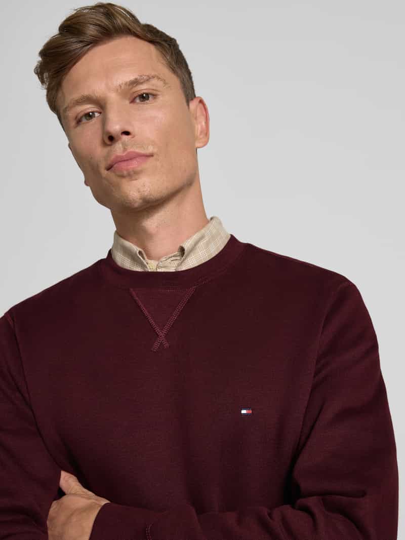 Tommy Hilfiger Regular fit sweatshirt van katoenmix