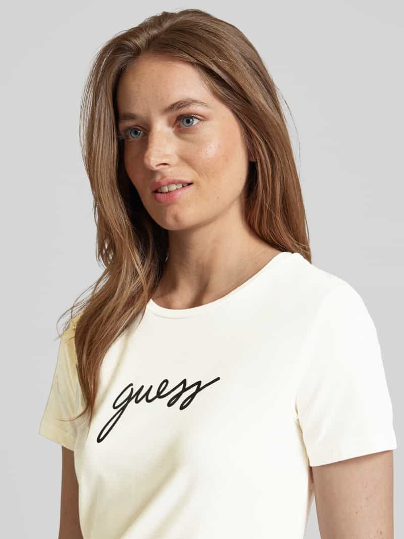 Guess T-shirt met labelprint model 'CARRIE'