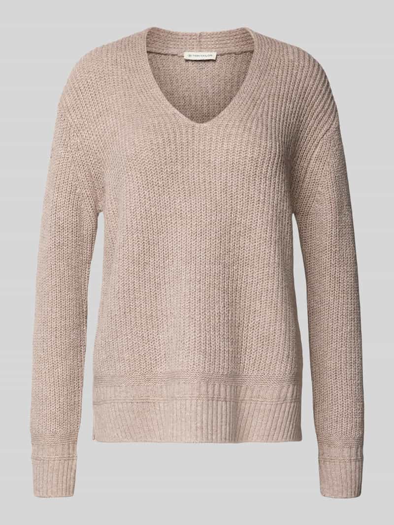 Tom Tailor Regular fit gebreide pullover van katoenmix