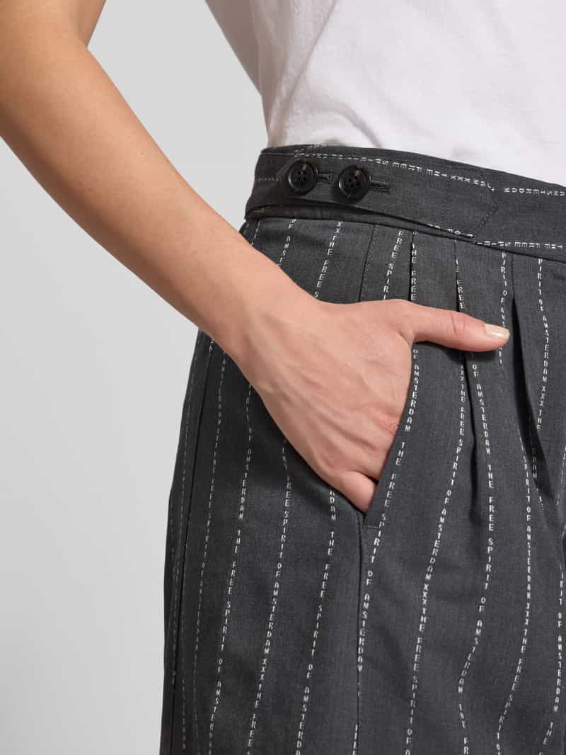 Scotch & Soda Stoffen broek met viscose en achterzakken
