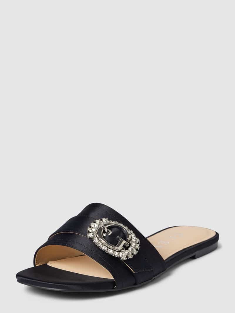 sandalen met siersteentjes labelapplicatie model 'JOLLY'