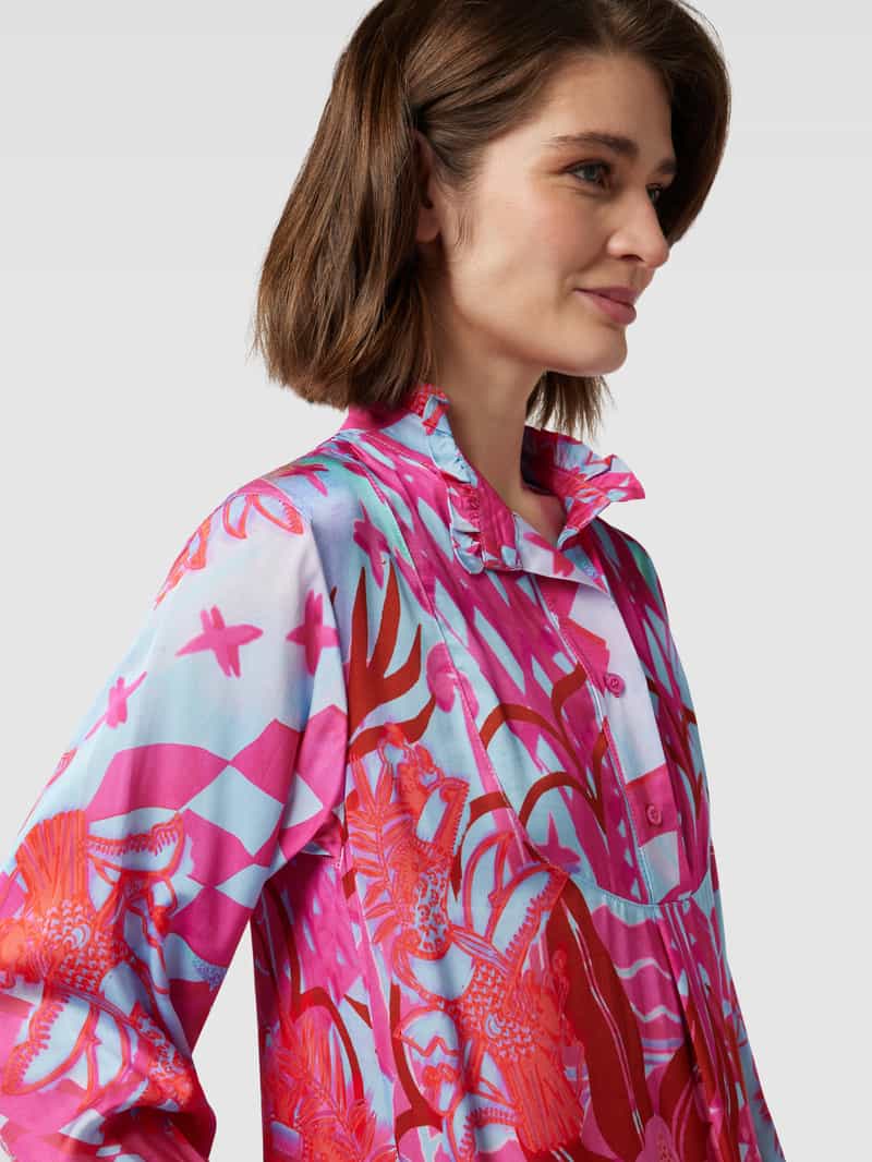 miss goodlife Midi-jurk met all-over motief model 'Tiger'