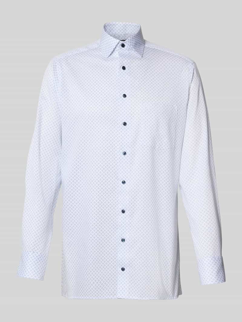 Olymp Slim fit zakelijk overhemd van puur katoen