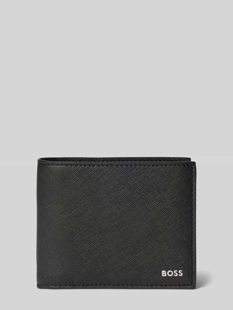Boss Portemonnee van echt runderleer model 'ZAIR_TRIFOLD'