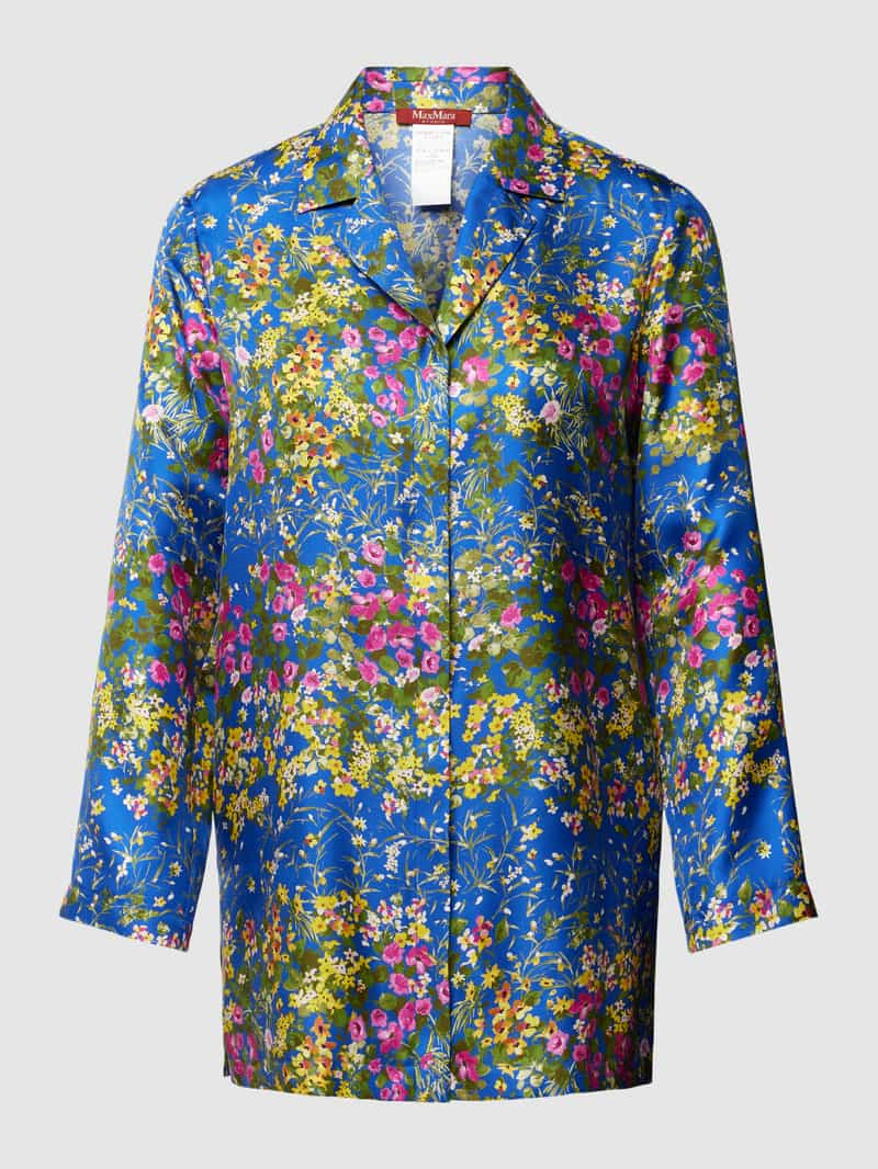 Max Mara Studio Zijden blouse met all-over bloemenprint model 'CAMPALE'