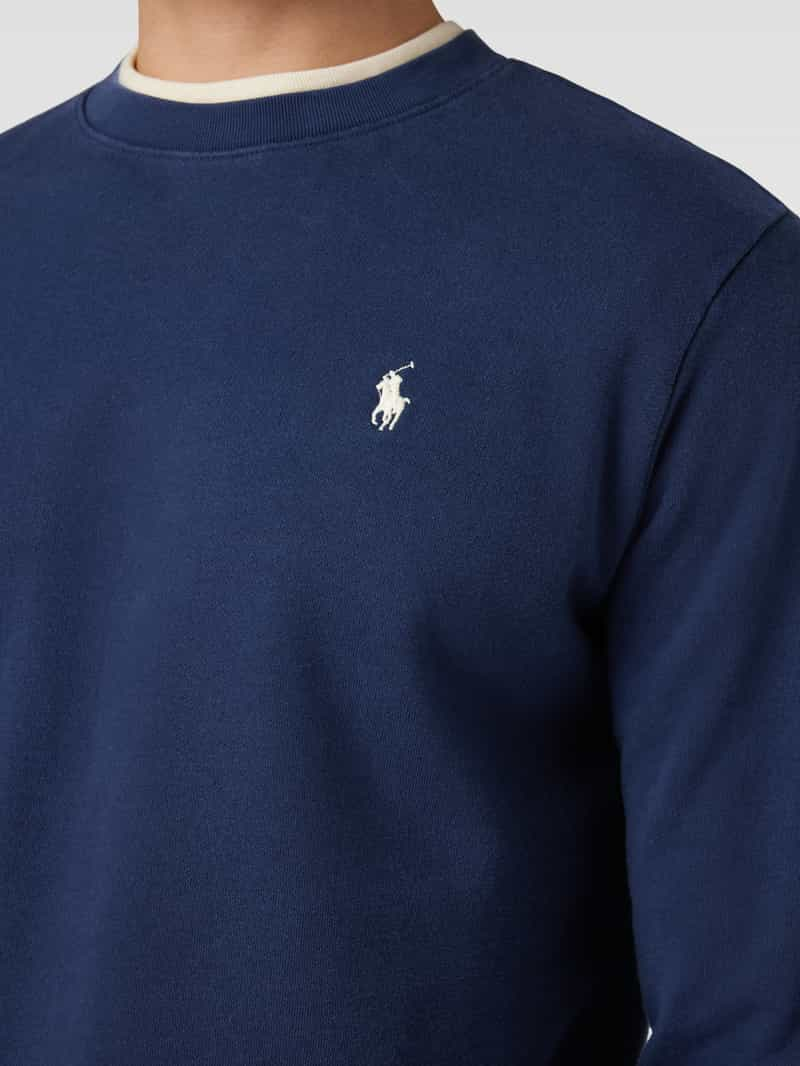 Polo Ralph Lauren Sweatshirt in effen design met labelstitching