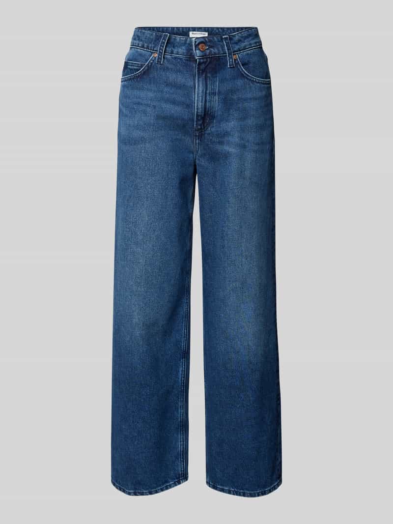 Relaxed fit jeans met merkdetail