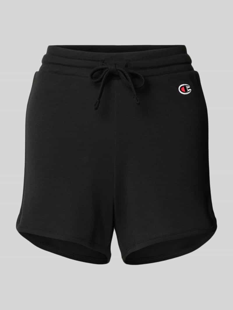 Champion Sweatshorts met labeldetail