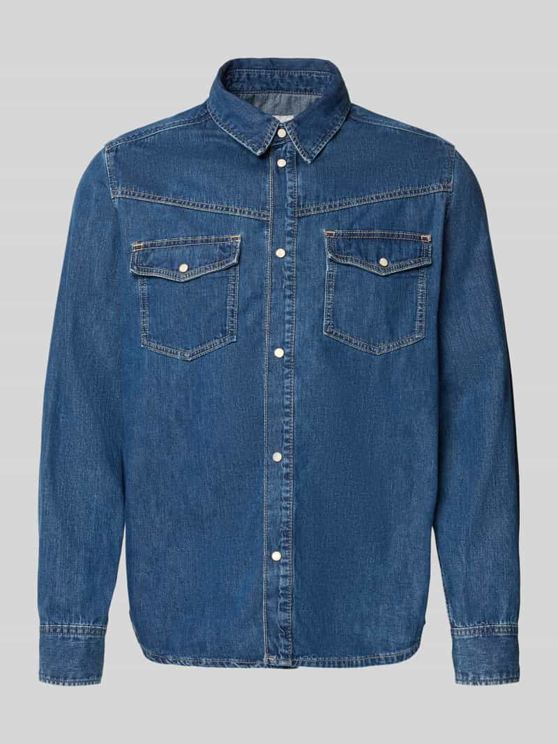 Pepe Jeans Regular fit jeansoverhemd van puur katoen model 'BROOKS'