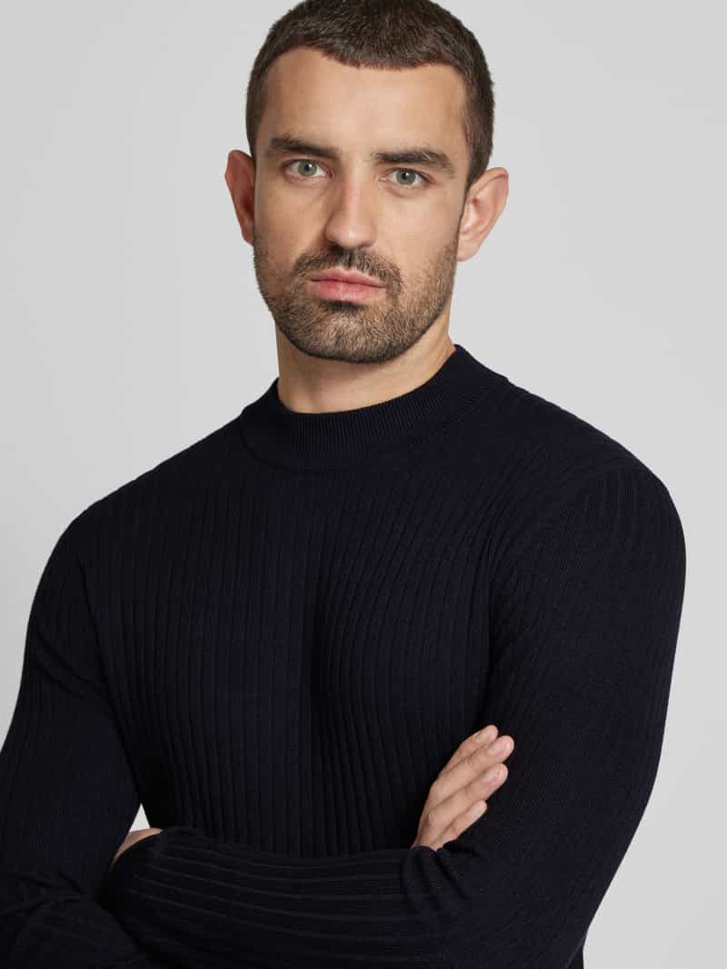 CINQUE Gebreide pullover van viscosemix met opstaande kraag