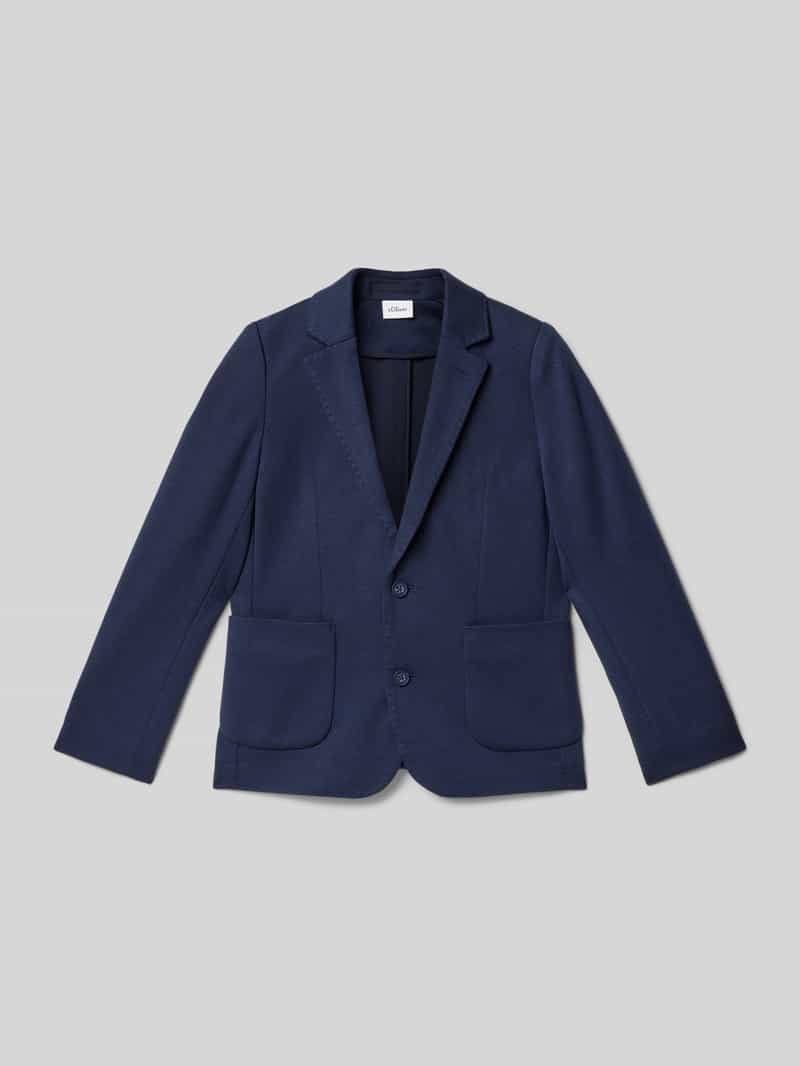 s.Oliver RED LABEL Regular fit colbert met opgestikte zakken