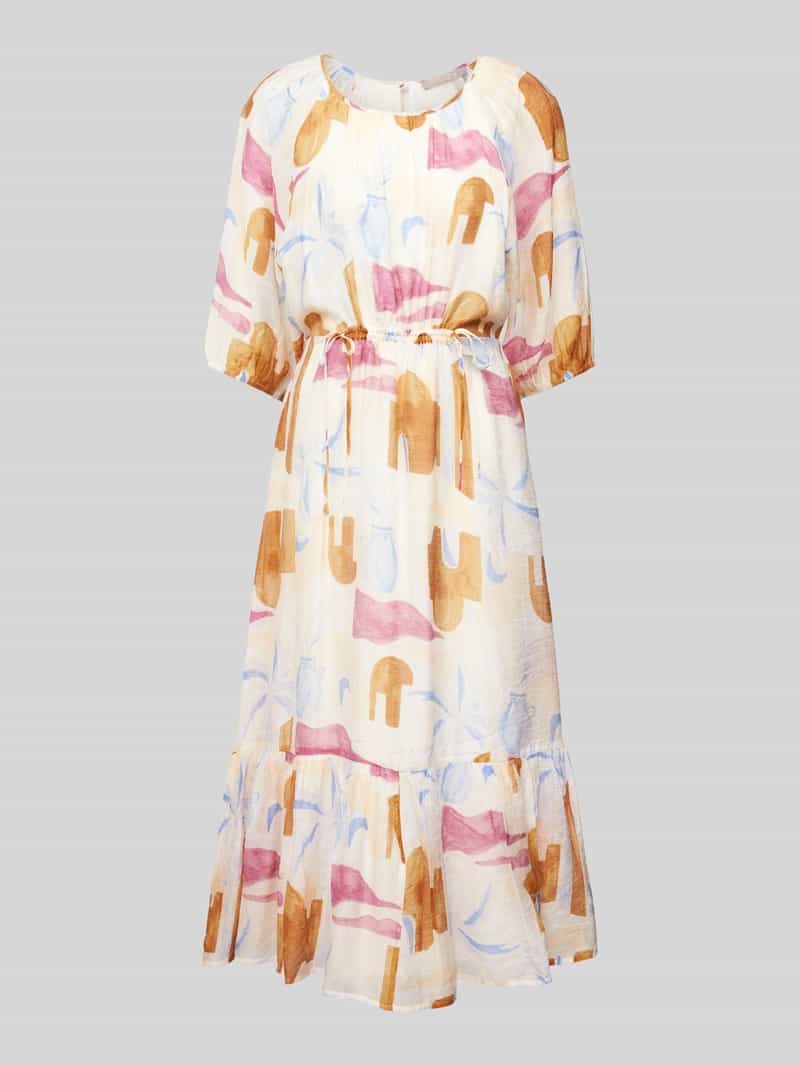 Christian Berg Woman Selection Midi-jurk van viscosemix